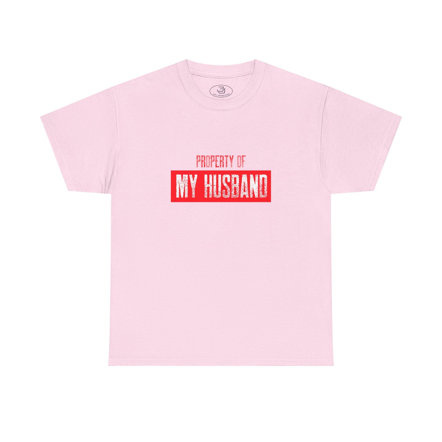 Property of My Husband - Unisex Heavy Cotton Tee, Funny Gift for Couples
