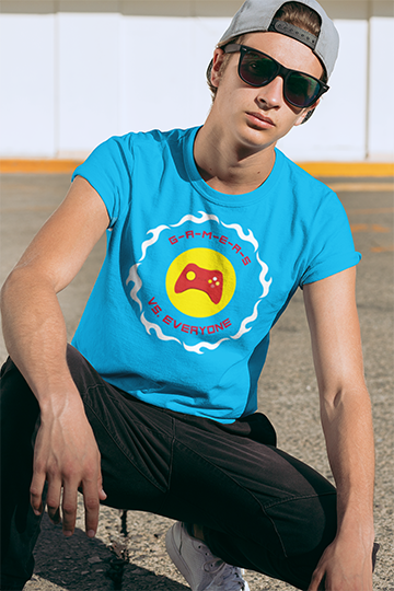 Gamer's Vs. Everyone - Gamer's Unite Tee, Fun Gaming Shirt, Unisex Cotton Tee