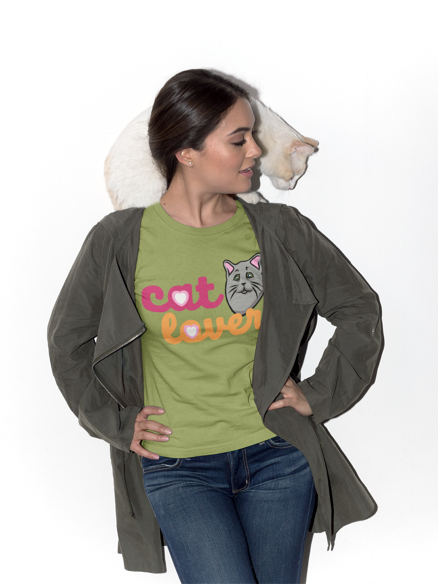 Cat Lover - Unisex Heavy Cotton Tee | Perfect Gift for Cat Owners, Pet Lovers