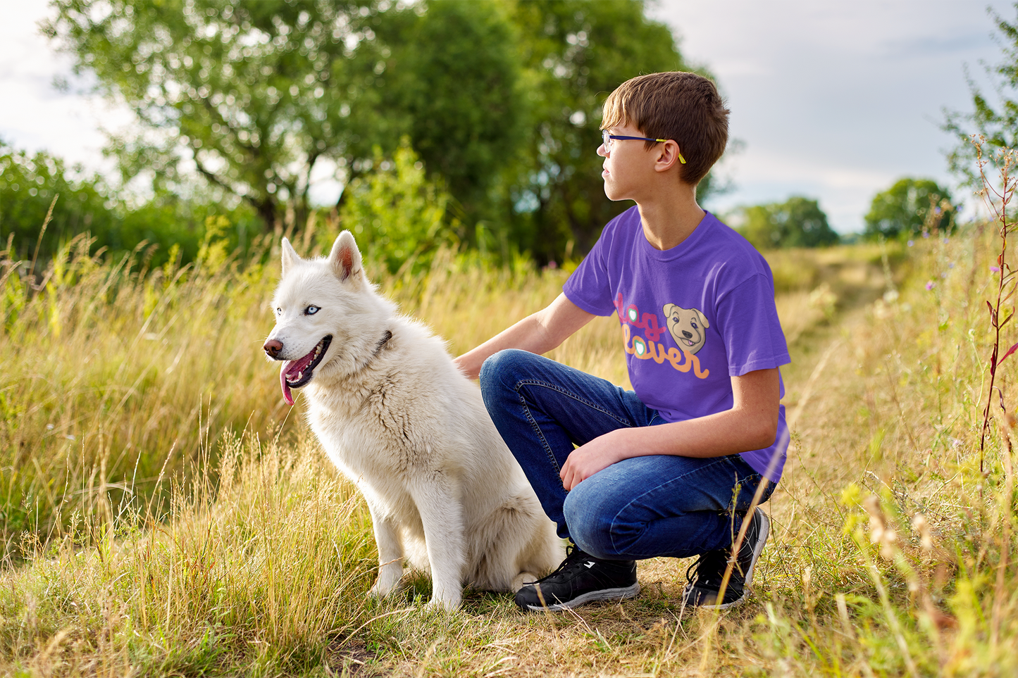 Dog Lover - Unisex Heavy Cotton Tee | Animal Lover Gift, Pet Parent Shirt