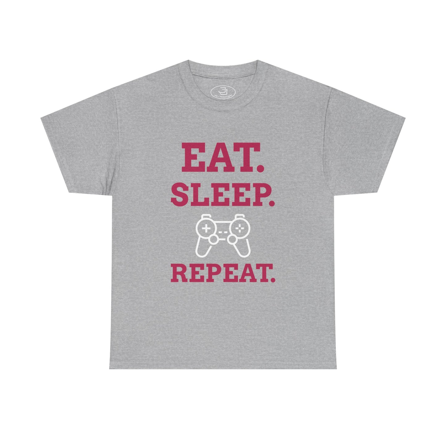 EAT. SLEEP. GAME. REPEAT. - Gaming Lifestyle Tee, Unisex Heavy Cotton Tee, Gamer Shirt