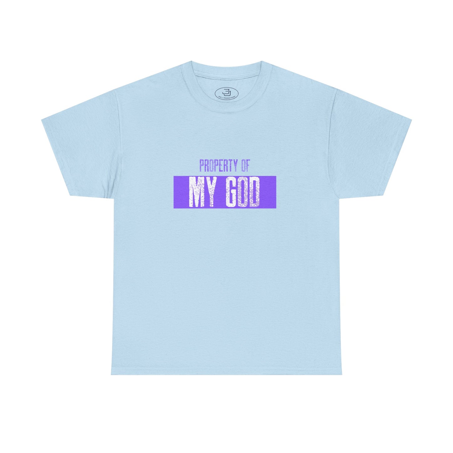 Property of My God - Unisex Heavy Cotton Tee, Faith Apparel