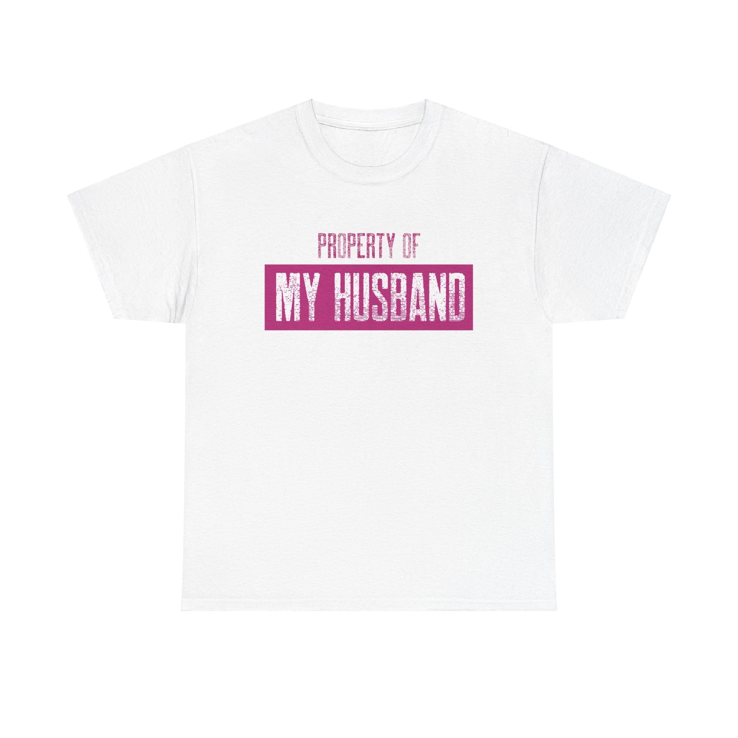 Property of My Husband _ purple _ Unisex Heavy Cotton Tee