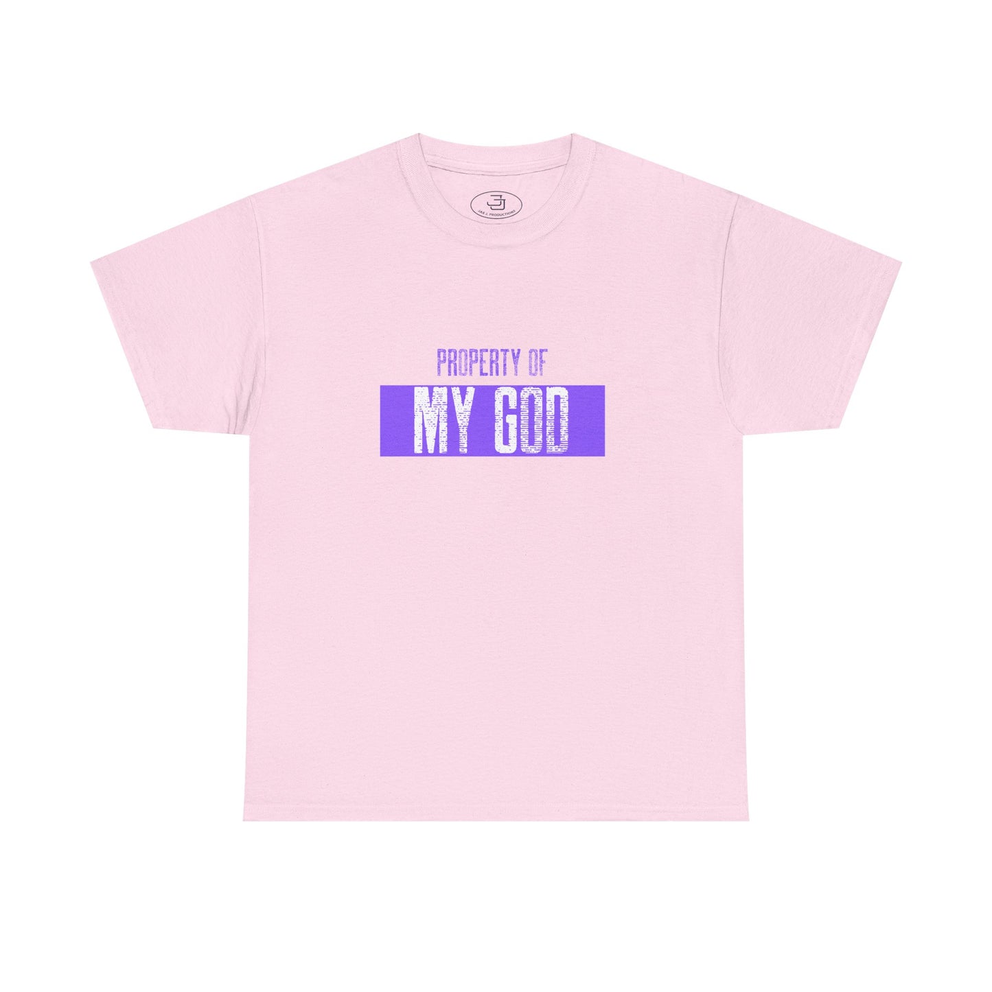 Property of My God - Unisex Heavy Cotton Tee, Faith Apparel