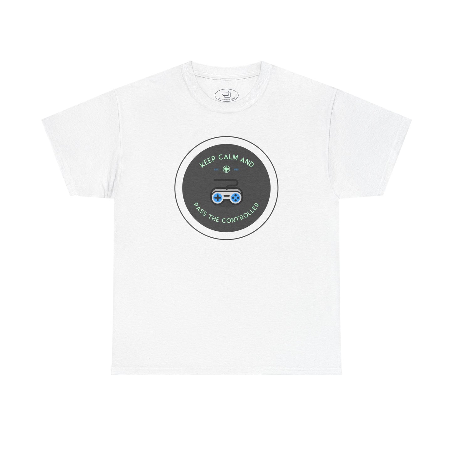 Keep Calm and Pass the Controller - Unisex Gaming Tee: Gift for Gamers, Video Game Apparel, Fun Graphic T-Shirt