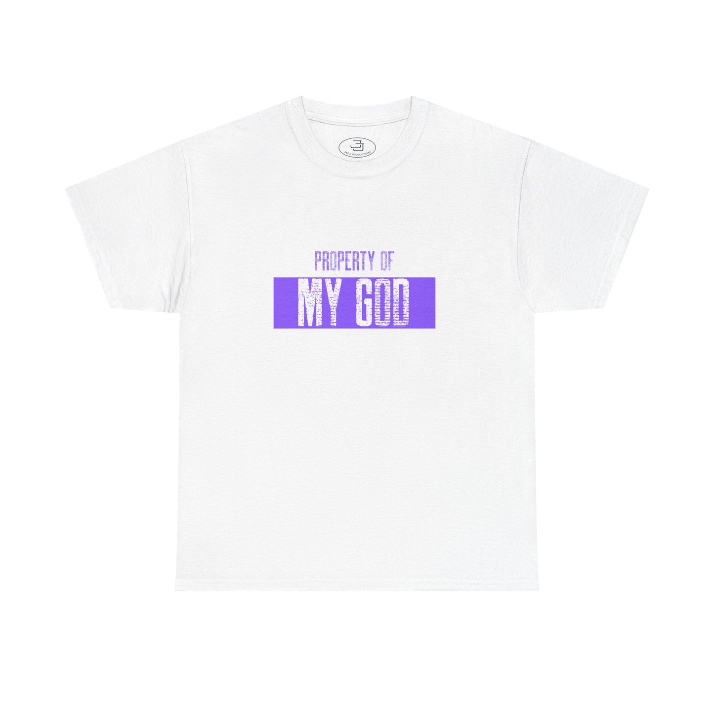 Property of My God - Unisex Heavy Cotton Tee, Faith Apparel