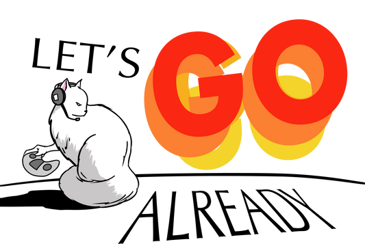Let's Go Already - Unisex Heavy Cotton Tee, Casual T-Shirt, Pet Lovers, Gamers