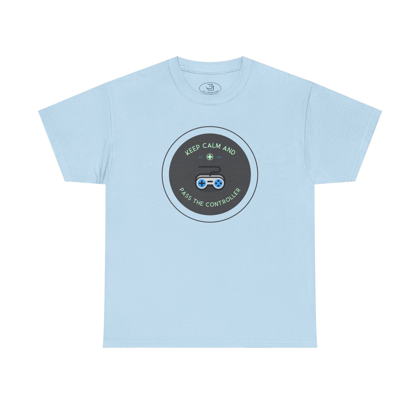 Keep Calm and Pass the Controller - Unisex Gaming Tee: Gift for Gamers, Video Game Apparel, Fun Graphic T-Shirt