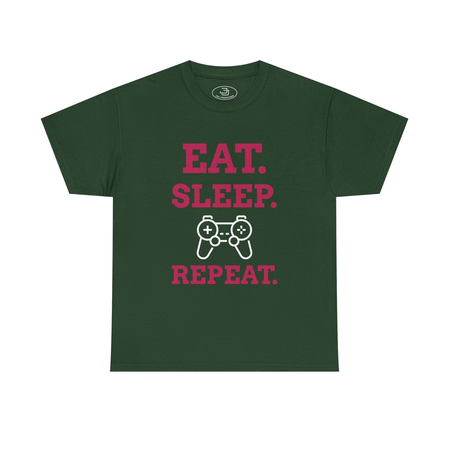 EAT. SLEEP. GAME. REPEAT. - Gaming Lifestyle Tee, Unisex Heavy Cotton Tee, Gamer Shirt