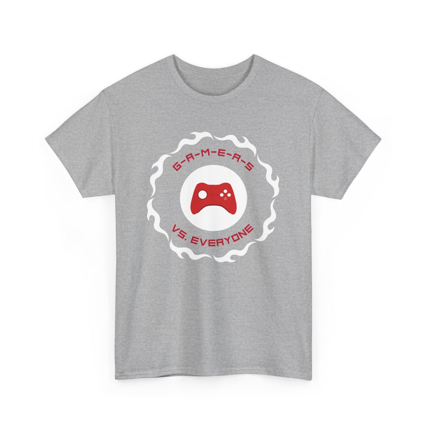 Gamers vs Everyone _ Unisex Heavy Cotton Tee