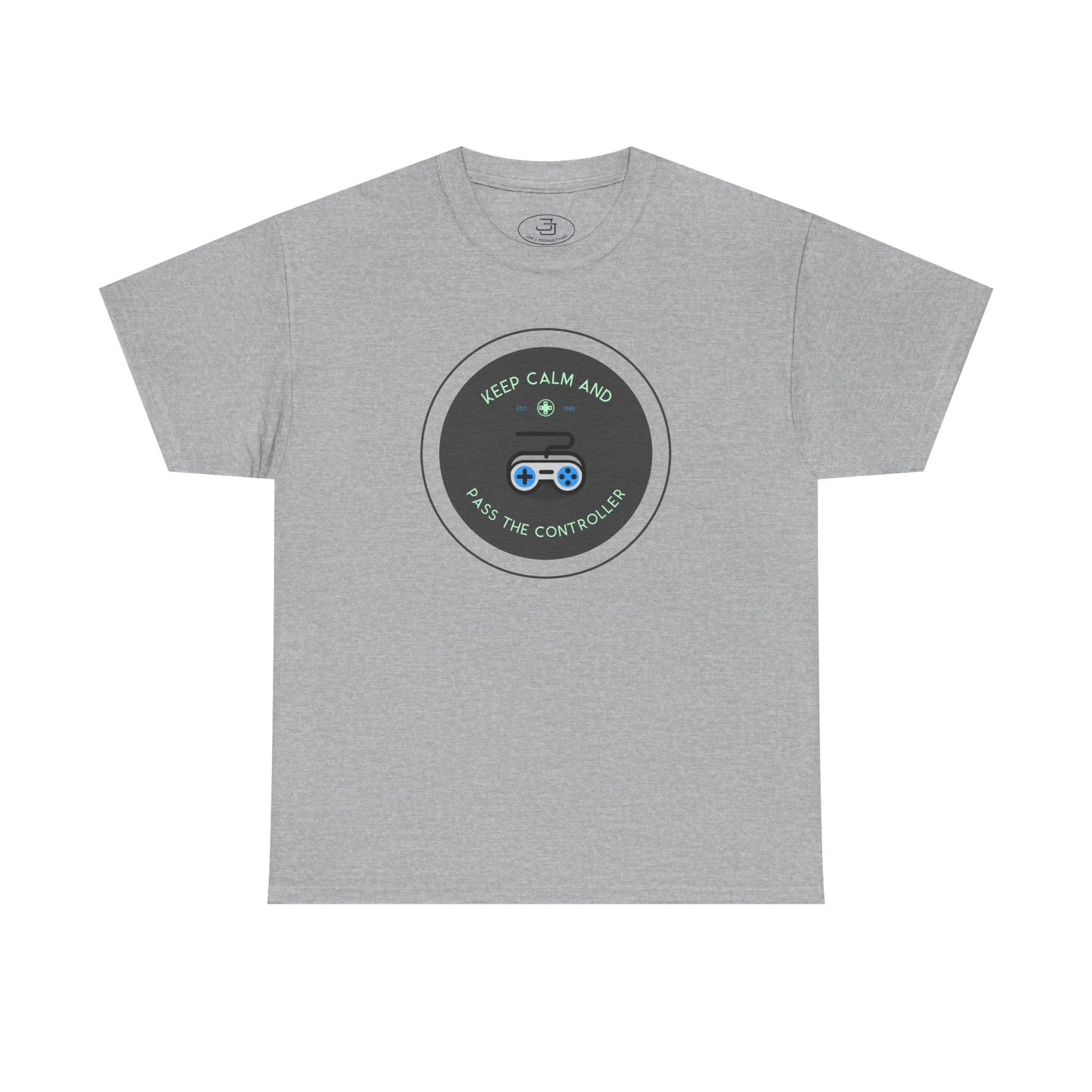 Keep Calm and Pass the Controller - Unisex Gaming Tee: Gift for Gamers, Video Game Apparel, Fun Graphic T-Shirt