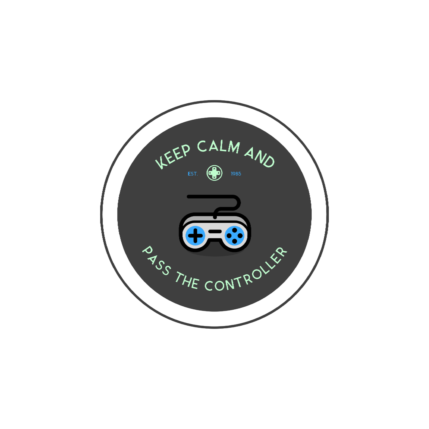Keep Calm and Pass the Controller - Unisex Gaming Tee: Gift for Gamers, Video Game Apparel, Fun Graphic T-Shirt