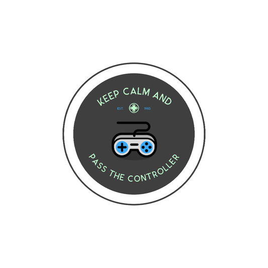Keep Calm and Pass the Controller - Unisex Gaming Tee: Gift for Gamers, Video Game Apparel, Fun Graphic T-Shirt
