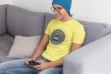 Keep Calm and Pass the Controller - Unisex Gaming Tee: Gift for Gamers, Video Game Apparel, Fun Graphic T-Shirt